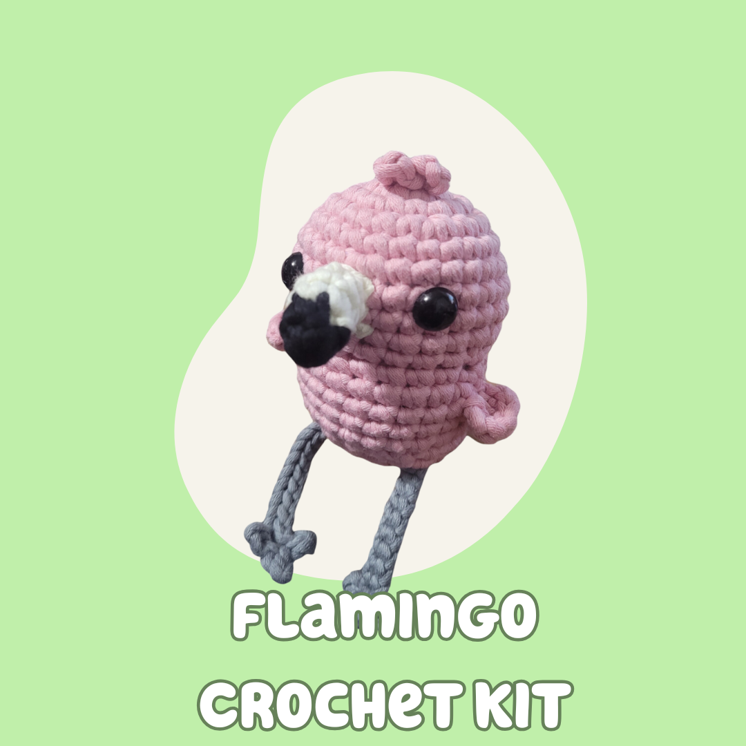 Flamingo Crochet Kit